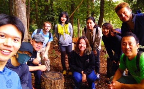 International exchange Hiking event in Ogawa Town, Japan